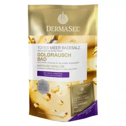 DERMASEL Soľ do kúpeľa z Mŕtveho mora + zlato EXCLUSIVE, 1 str