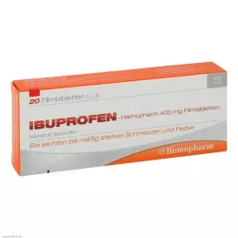 IBUPROFEN Hemopharm 400 mg filmom obalené tablety, 20 ks