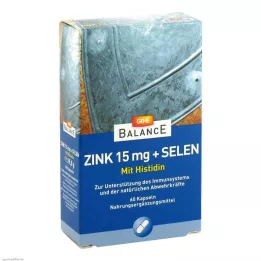GEHE BALANCE Zinok 15 mg + selénové kapsuly, 60 ks