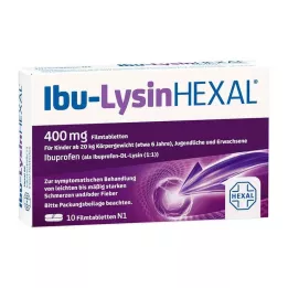 IBU-LYSINHEXAL Filmom obalené tablety, 10 ks