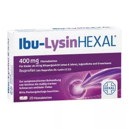 IBU-LYSINHEXAL Filmom obalené tablety, 20 ks