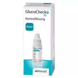 GLUCOCHECK XL Médium s kontrolným roztokom, 4 ml