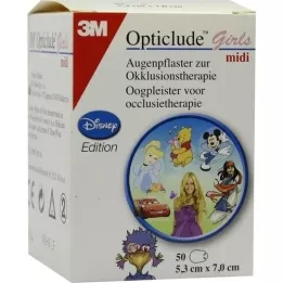 OPTICLUDE 3M Disney girls midi 2538MDPG-50, 50 ks
