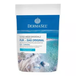 DERMASEL Kúpeľová soľ z Mŕtveho mora čistá, 5 kg