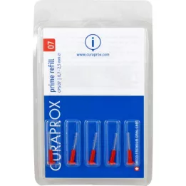 CURAPROX CPS 07 Interdentalb.xxxx-jemná červená, 5 ks