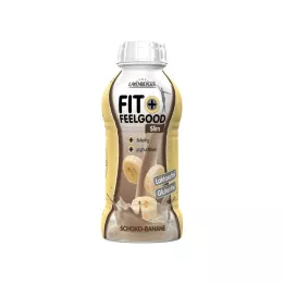 FIT+FEELGOOD Diétny kokteil Čokoláda-banán pripravený na použitie, 312 ml