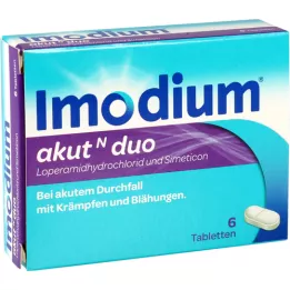 IMODIUM akútne N duo tablety, 6 ks