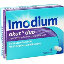 IMODIUM akútne N duo tablety, 12 ks
