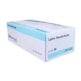 Latexové rukavice raz bez púdru M, 100 ks