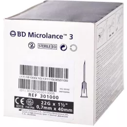 BD MICROLANCE Špeciálna kanyla 22 G 1 1/2, 100 kusov