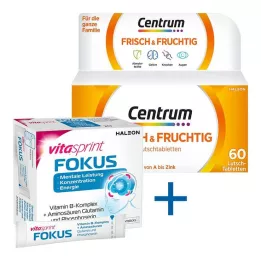 CENTRUM čerstvé & ovocné pastilky, 60 ks