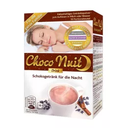 CHOCO NUIT Čokoládový nápoj na dobrú noc v prášku, 10 ks
