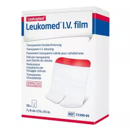 LEUKOMED I.V. sadra 7x9 cm, 50 ks