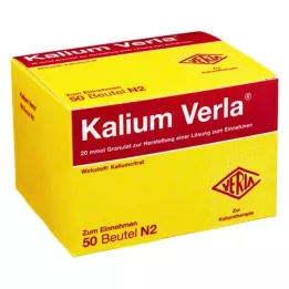 KALIUM VERLA Vrecko na granule, 50 ks