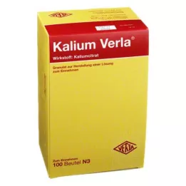 KALIUM VERLA Vrecko na granule, 100 ks