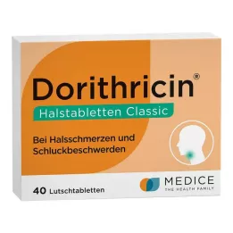 DORITHRICIN Pastilky do krku Classic, 40 ks
