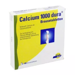CALCIUM 1000 dura šumivých tabliet, 100 ks
