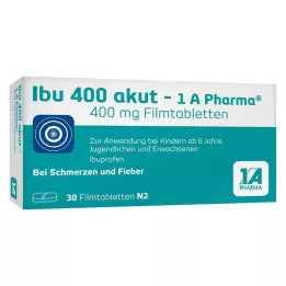 IBU 400 filmom obalených tabliet akut-1A Pharma, 30 ks
