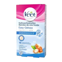 VEET Cold voskové prúžky línia bikín &amp; Podpazušie, 16 ks