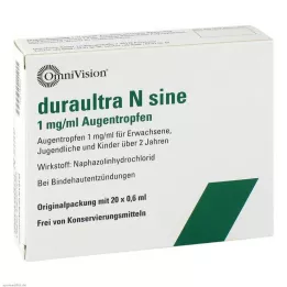 DURAULTRA N sínusové očné kvapky, 20X0,6 ml
