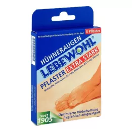 LEBEWOHL Kukuričná omietka extra pevná, 8 kusov