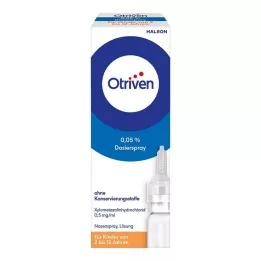 OTRIVEN 0,05% dávkovací sprej bez konzervačných látok, 10 ml