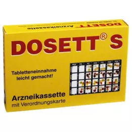 DOSETT S Lekárska kazeta modrá, 1 ks