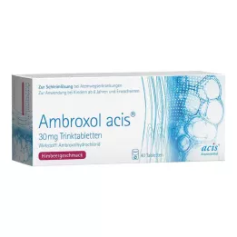 AMBROXOL acis 30 mg perorálne tablety, 40 ks