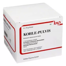 KOHLE pulvis prášok, 4 x 10 g