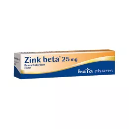 ZINK BETA 25 šumivých tabliet, 20 ks