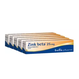 ZINK BETA 25 šumivých tabliet, 100 ks