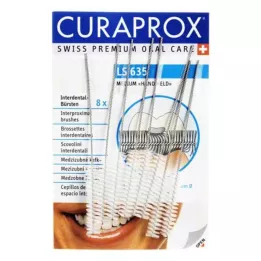 CURAPROX LS 635 Medzizubná kefka stredná, 8 ks