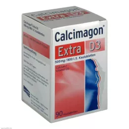 CALCIMAGON Extra D3 žuvacie tablety, 90 ks