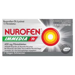 NUROFEN Immedia 400 mg filmom obalené tablety, 12 ks