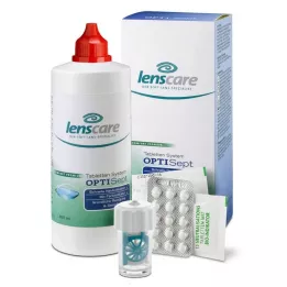 LENSCARE OptiSept Kombip.350 ml+45 tabliet+1 nádoba, 1 ks