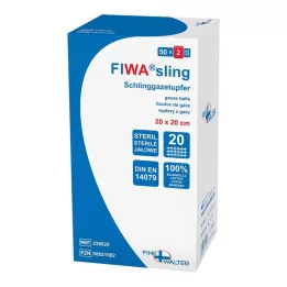 SCHLINGGAZETUPFER 20x20 cm sterilná veľkosť slivky, 50X2 ks