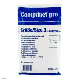 COMPRINET na pančuchu dĺžka po stehná veľkosť 3 biela, 2 ks