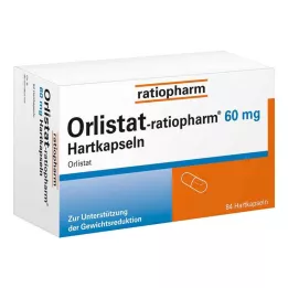 ORLISTAT-ratiopharm 60 mg tvrdé kapsuly, 84 ks