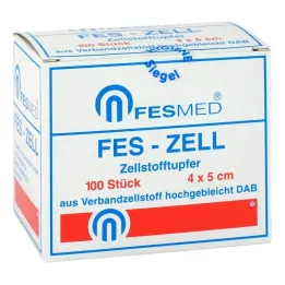 ZELLSTOFFTUPFER FES ZELL 4x5 cm vysoko bielené, 100 kusov