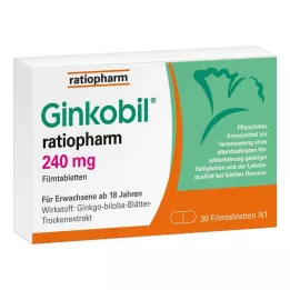 GINKOBIL-ratiopharm 240 mg filmom obalené tablety, 30 ks