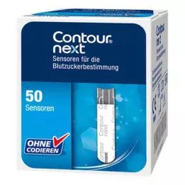 CONTOUR Ďalšie testovacie prúžky senzorov, 50 ks