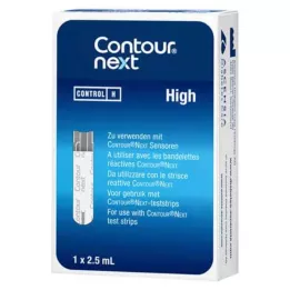 CONTOUR Ďalší kontrolný roztok vysoký, 1 ks