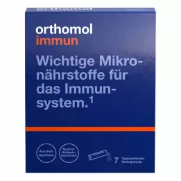 ORTHOMOL Granule Immun Direct Malina/Mentol, 7 ks