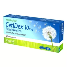 CETIDEX 10 mg filmom obalené tablety, 20 ks