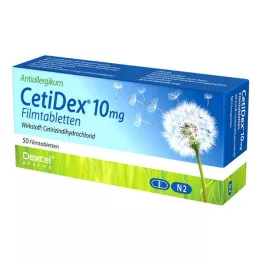 CETIDEX 10 mg filmom obalené tablety, 50 ks