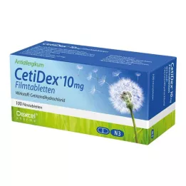 CETIDEX 10 mg filmom obalené tablety, 100 ks