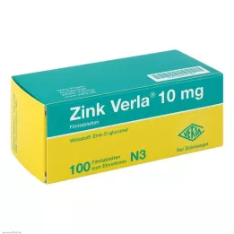 ZINK VERLA 10 mg filmom obalené tablety, 100 ks