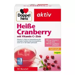 DOPPELHERZ brusnica horká s vitamínom C a zinkovým granulátom, 10 ks