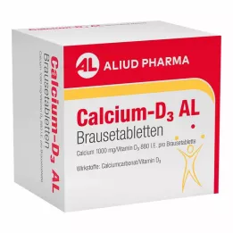 CALCIUM-D3 AL Šumivé tablety, 50 ks