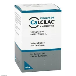 CALCILAC Žuvacie tablety, 50 ks